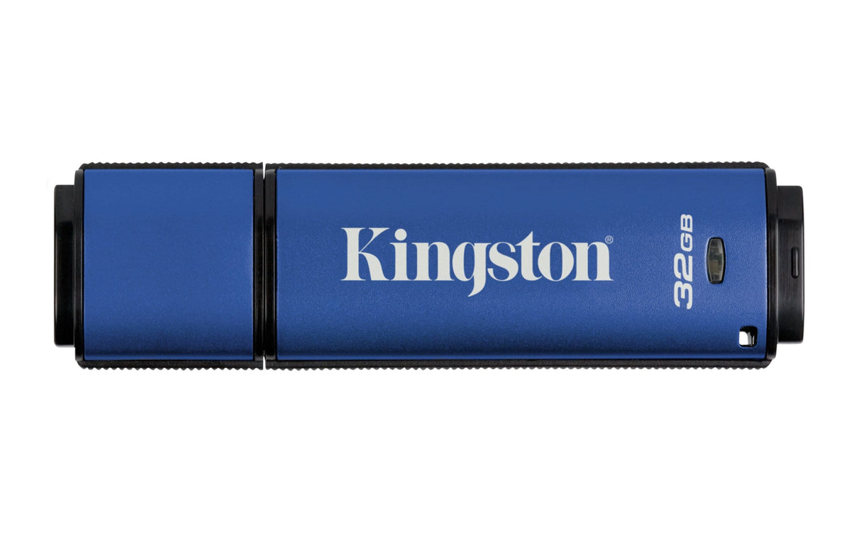 Kingston DataTraveler Vault Privacy 3.0 32GB USB 3.2 Gen 1 Type-A Blue USB Flash Drive DTVP30/32GB