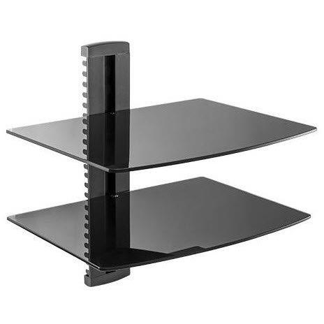 Brateck DVD-212B Aluminum and Tempered Glass Shelf
