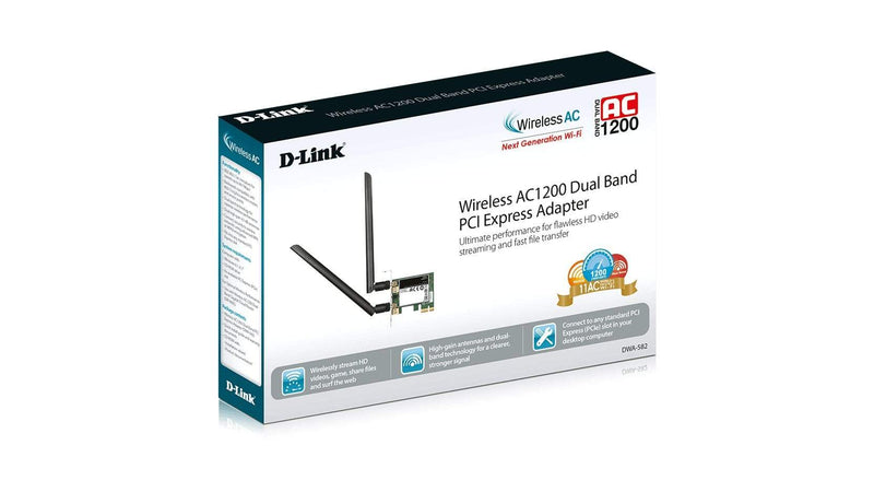 D-Link DWA-582 Networking Card WLAN 867 Mbit/s Internal