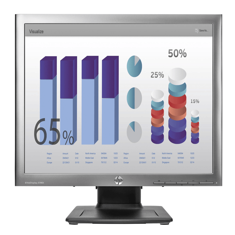 HP EliteDisplay E190i 18.9-inch 1280 x 1024px SXGA 16:9 50 to 76Hz 8ms IPS LED Monitor E4U30AA