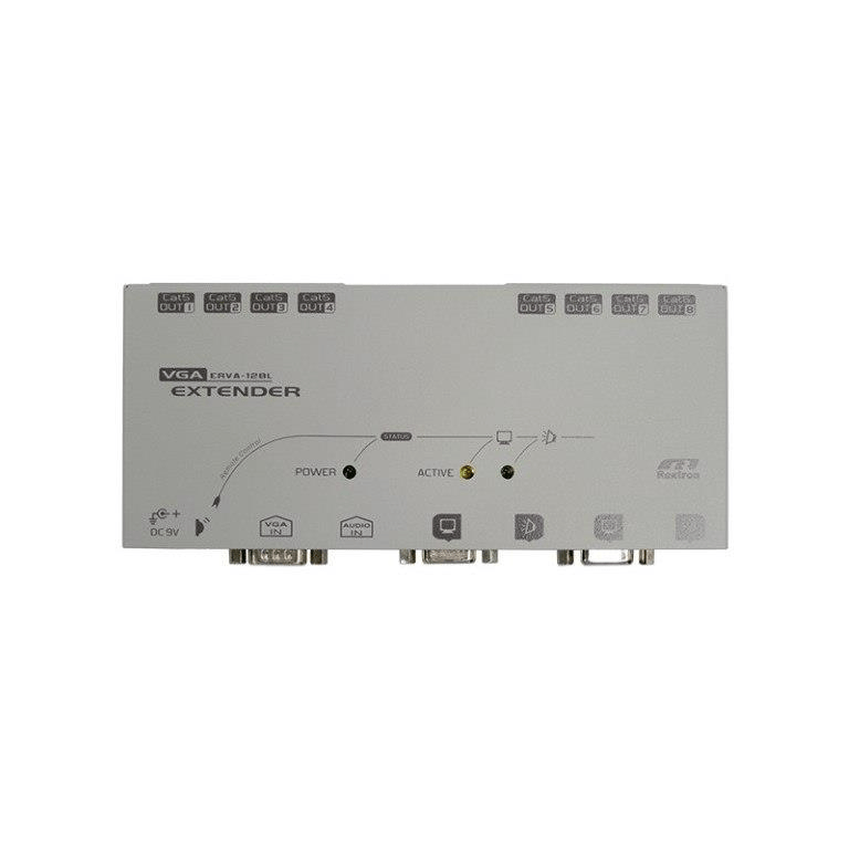 Rextron 8-port VGA Extender with Audio ERVA128L