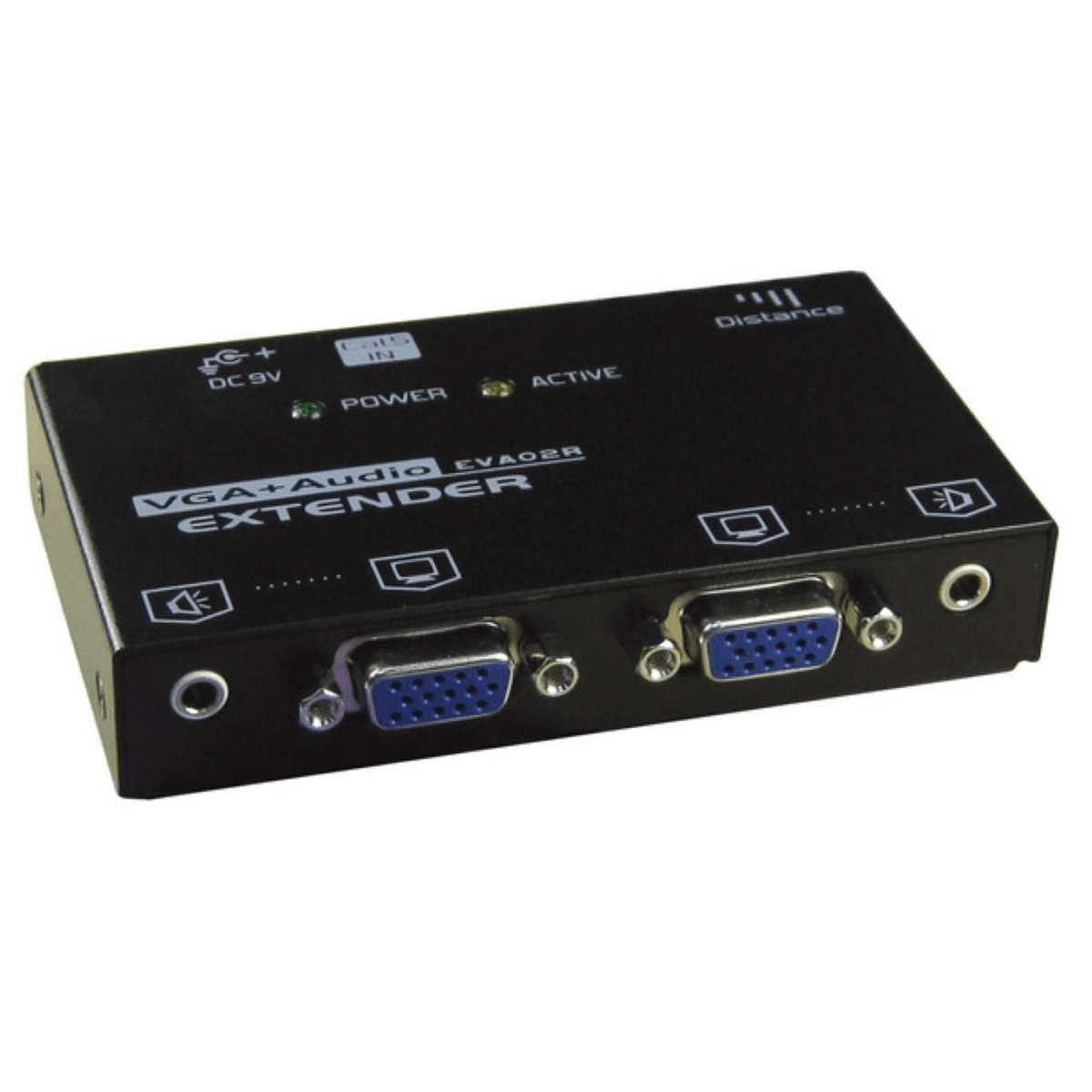Rextron VGA Video Extender Over Cat.X with Audio EVA-02R