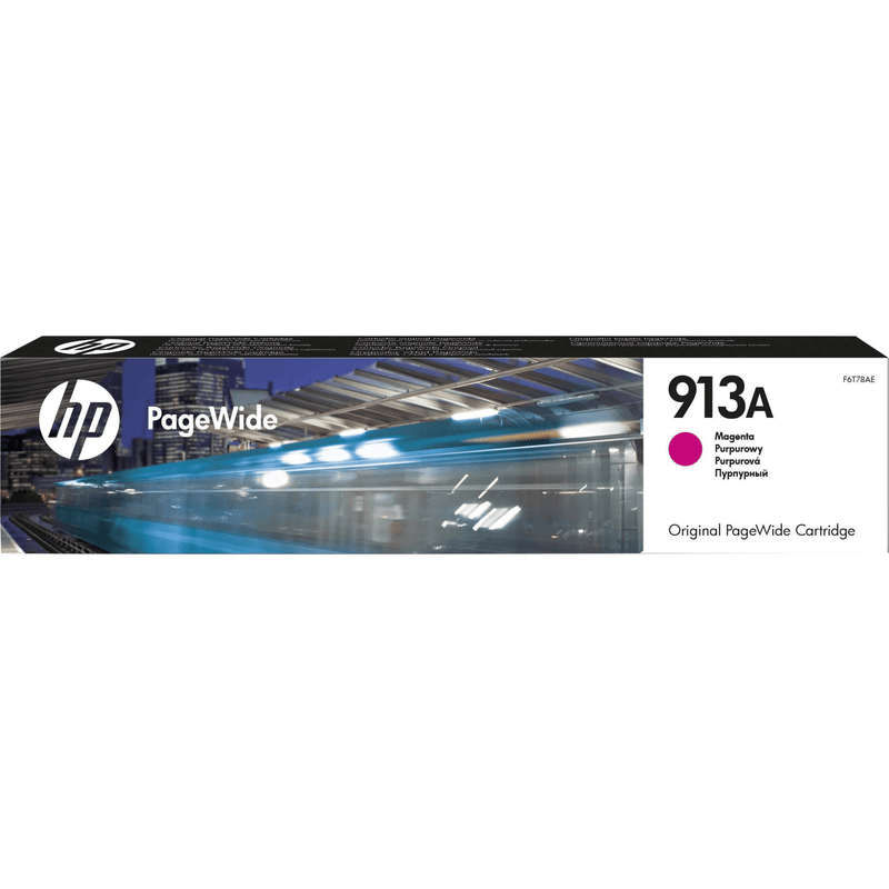 HP 913A PageWide Magenta Standard Yield Printer Ink Cartridge Original F6T78AE Single-pack