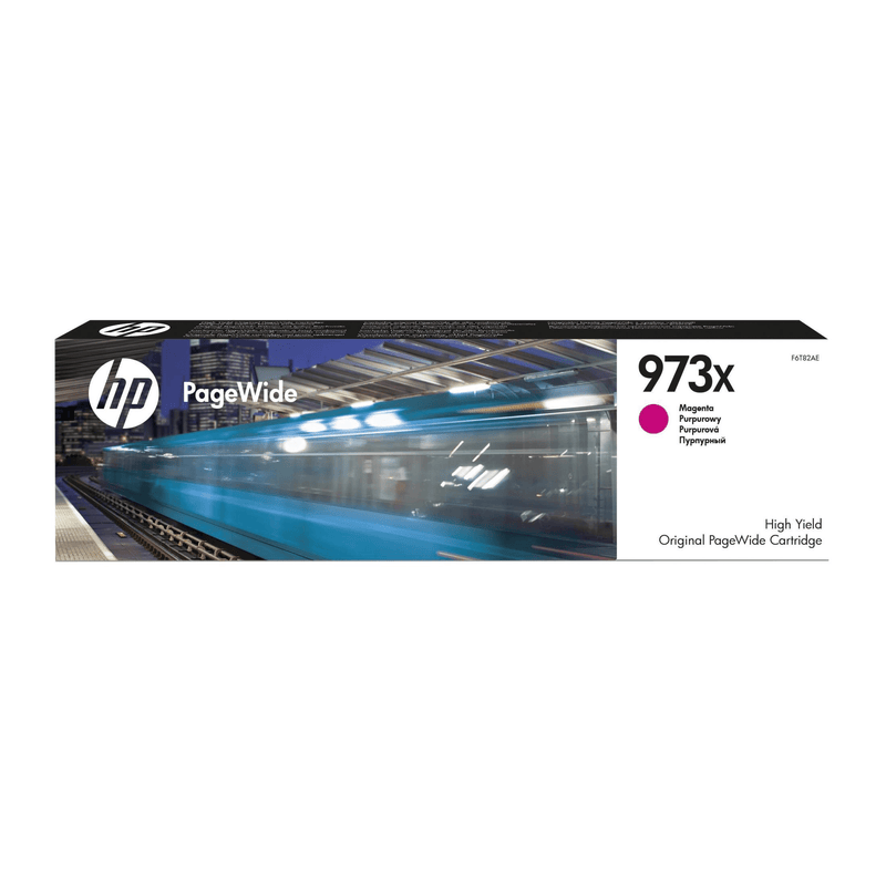 HP 973X PageWide Magenta High Yield Printer Ink Cartridge Original F6T82AE Single-pack
