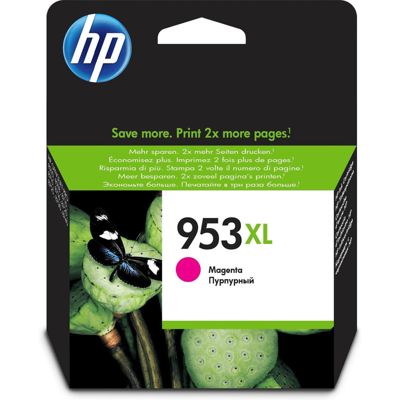 HP 953XL Magenta High Yield Printer Ink Cartridge Original F6U17AE Single-pack