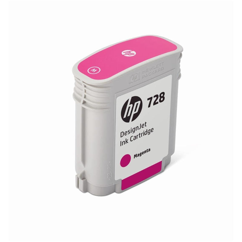 HP 728 40-ml DesignJet Magenta Printer Ink Cartridge Original F9J62A Single-pack