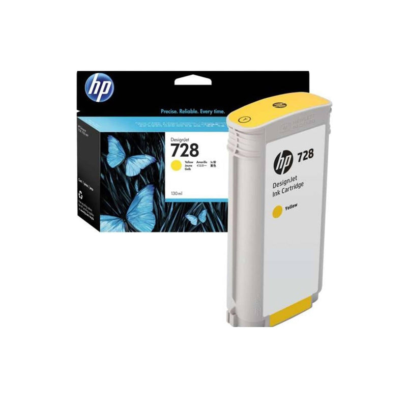 HP 728 300-ml DesignJet Yellow Printer Ink Cartridge Original F9K15A Single-pack