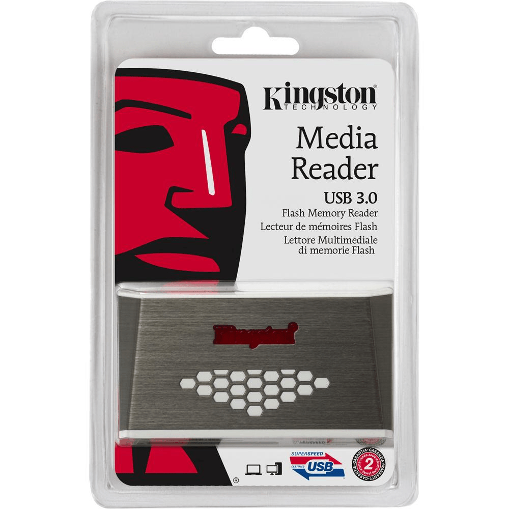 Kingston Technology USB3.0 SuperSpeed All-in-One Media Card Reader Gen4 FCR-HS4