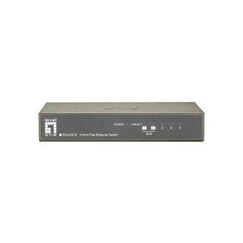 LevelOne 5 FE Switch METAL ENCLOSURE FEU-0510
