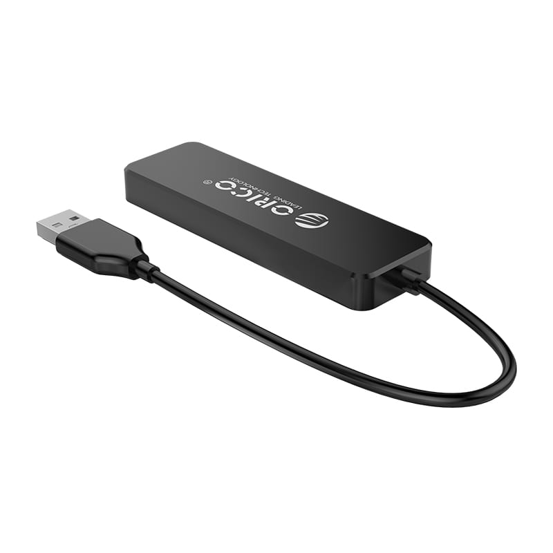 Orico 4 Port USB2.0 Hub Black FL01-BK-BP