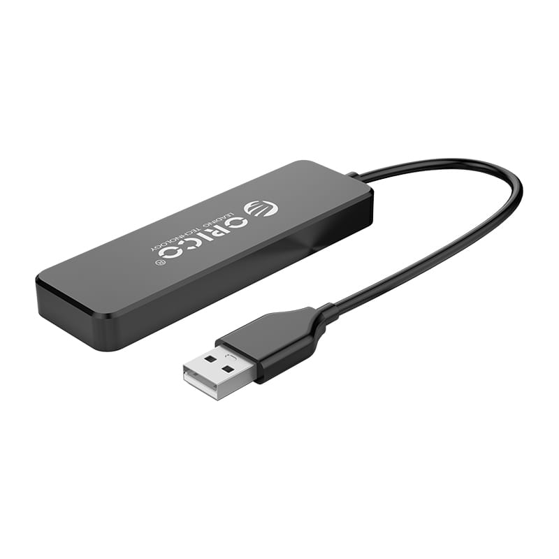 Orico 4 Port USB2.0 Hub Black FL01-BK-BP