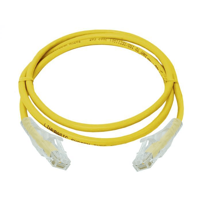 Acconet CAT6 UTP Flylead 5m - Yellow FLY-5-YELLOW