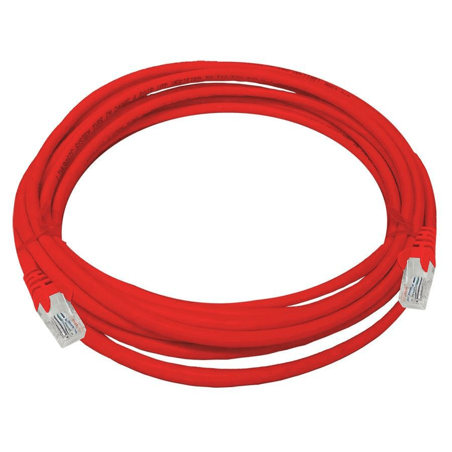Linkbasic 5 Meter UTP Cat5e Flylead Red