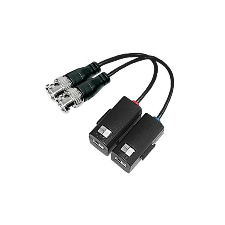 Folksafe 1-ch HD-CVI,TVI and AHD Passive Balun Zinc BNC Connector FS-HDP4101P