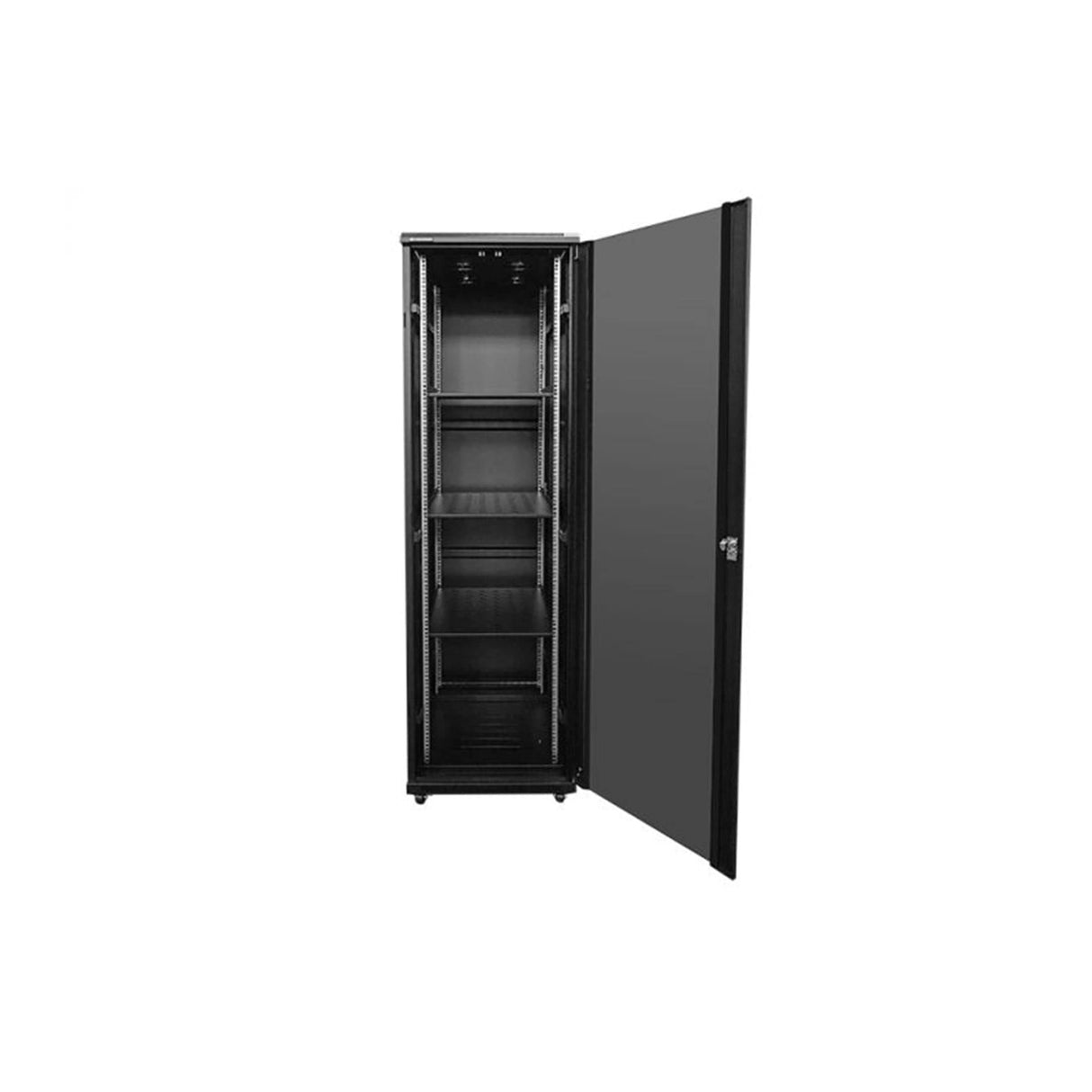 Finen 42U floor standing cabinet 800x800 mm - 4 fans 3 shelves FS42U