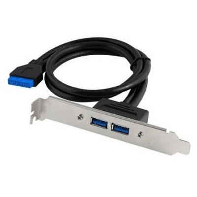Mecer 10-pin 2-port USB 3.0 Bracket GC-USB3-2P