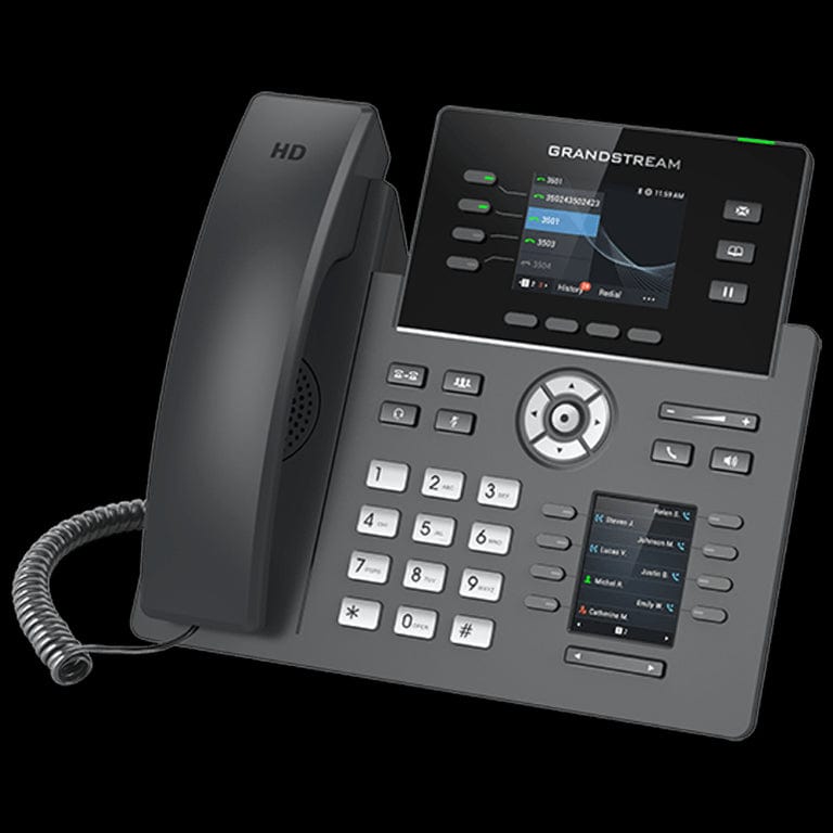 Grandstream GRP2614 4-Line Gigabit PoE Wi-Fi Carrier-grade Desk IP Phone
