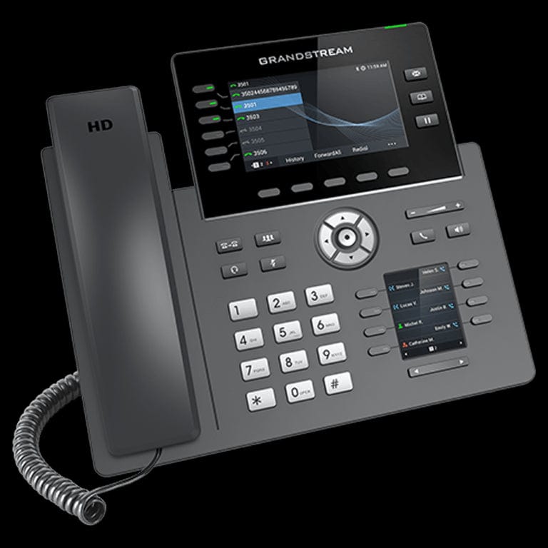 Grandstream GRP2616 6-Line Gigabit PoE Wi-Fi Carrier-grade Desk IP Phone