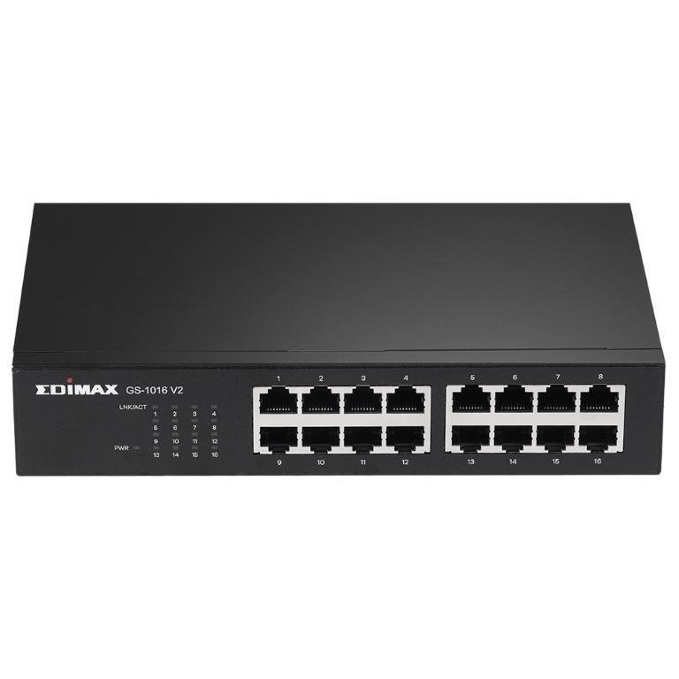 Edimax 16-Port Unmanaged Gigabit Switch GS-1016-V2