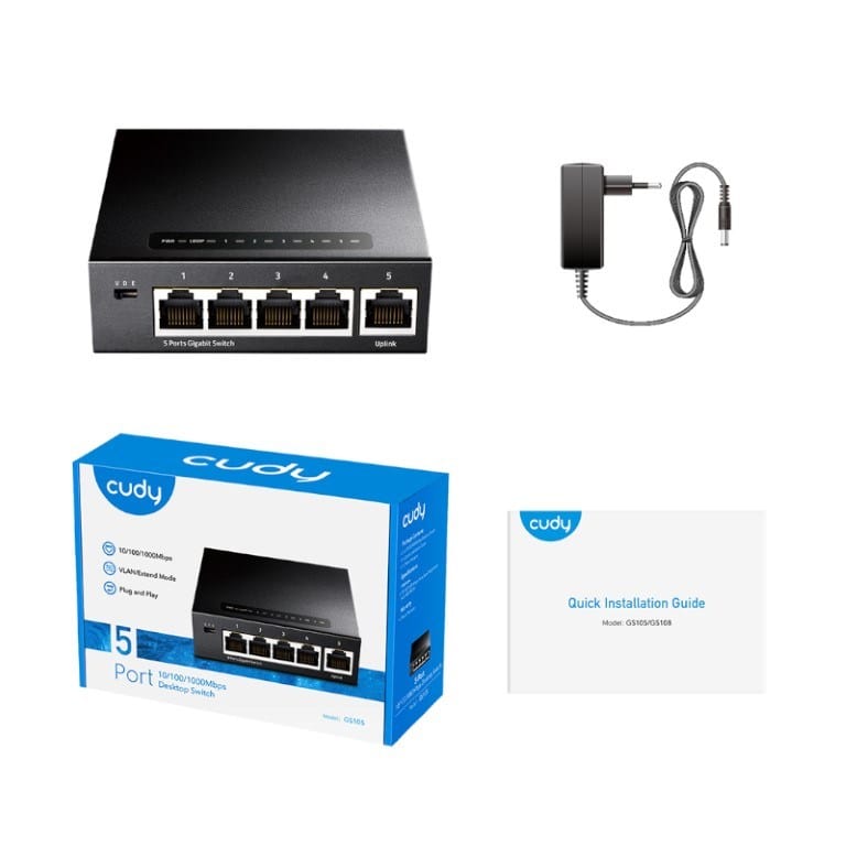 Cudy 5-Port Gigabit Metal Switch GS105