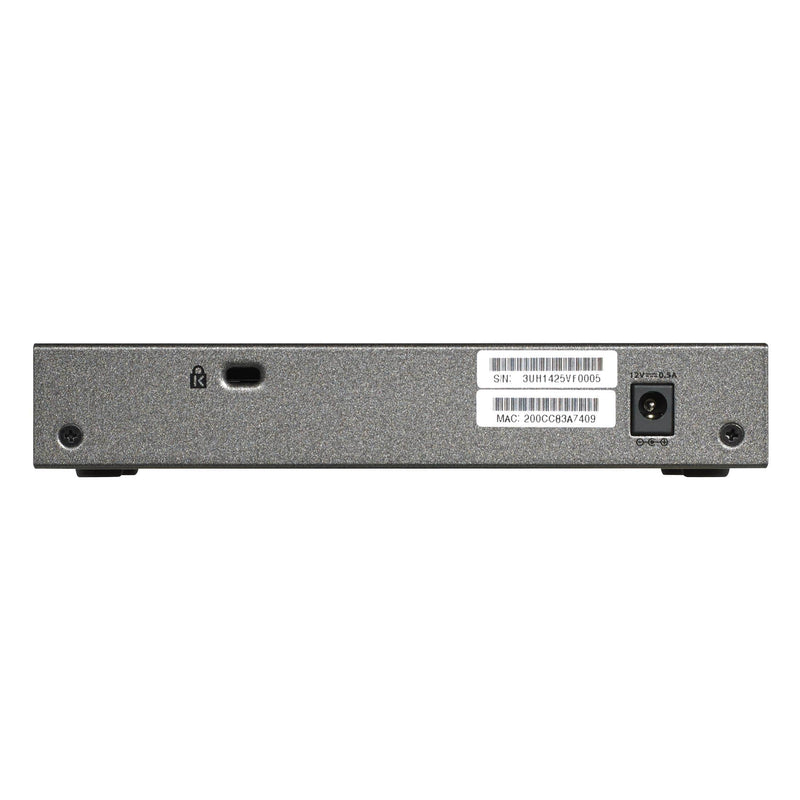 Netgear Gigabit Plus Switch Series GS108E Managed Ethernet Black GS108E-300PES