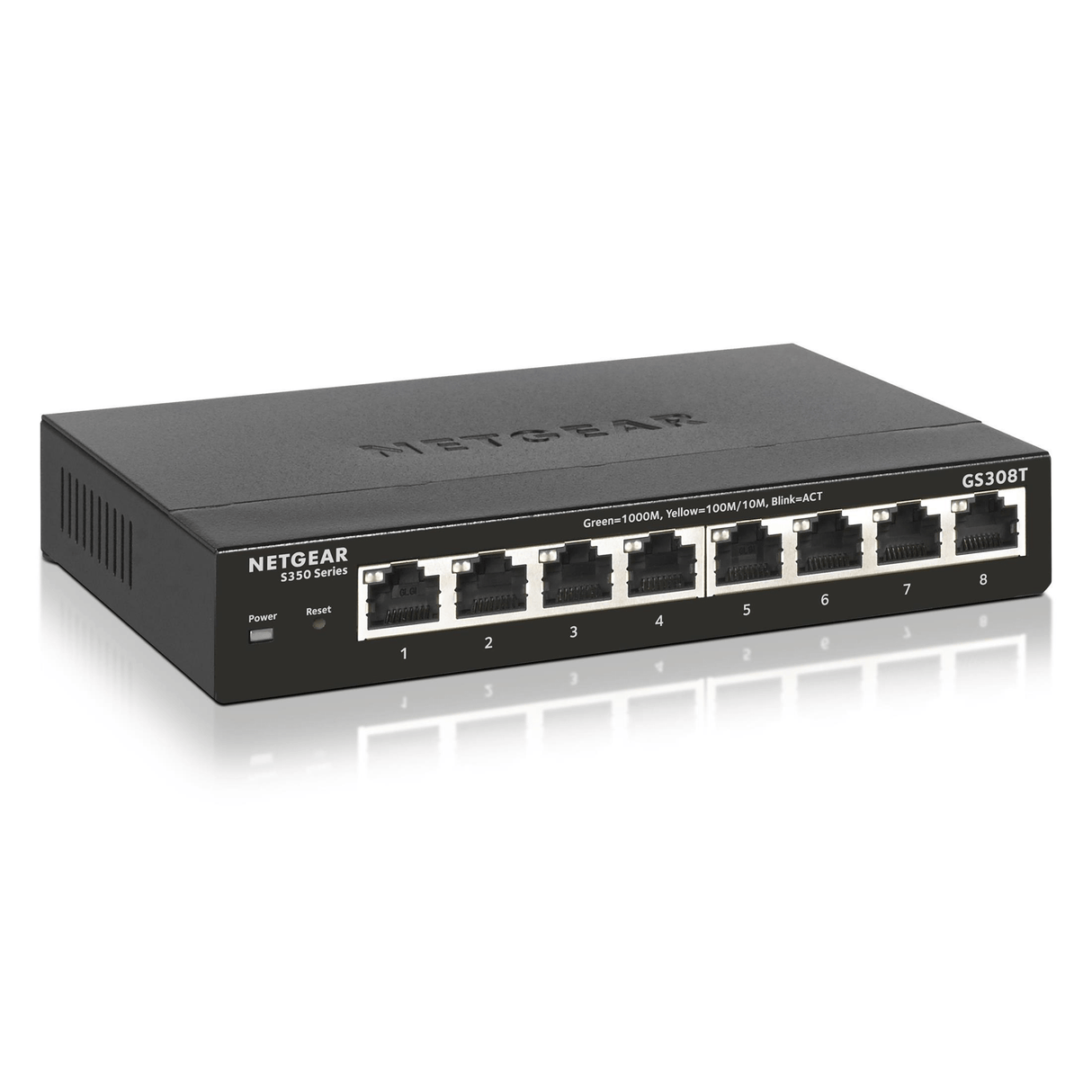 Netgear GS308T Managed Switch L2 Gigabit Ethernet Black GS308T-100PES