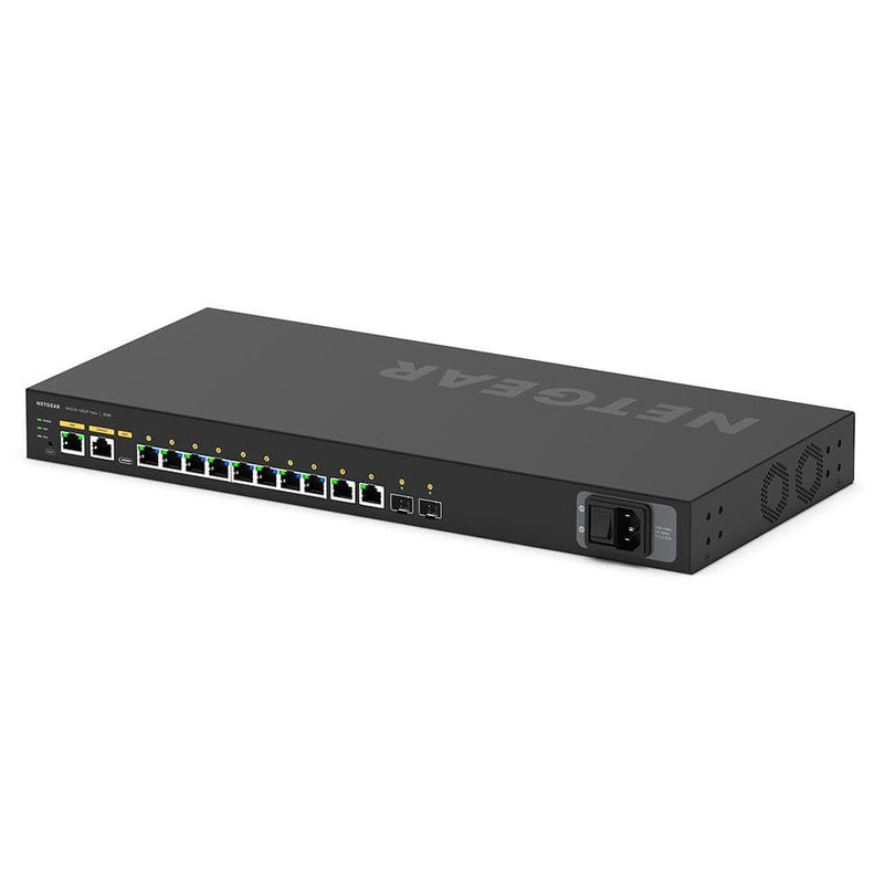 Netgear M4250-10G2F Managed Switch L2/L3 Gigabit Ethernet PoE 1U Black GSM4212P-100EUS