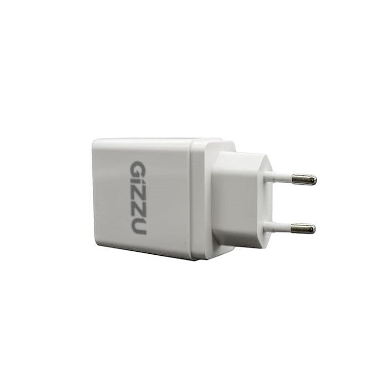 Gizzu Wall Charger Dual USB Port White GWC2U34W