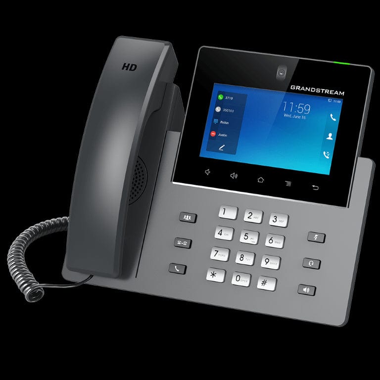 Grandstream GXV3350 16-Line Advanced 5-inch Touch Screen Video Collaboration Desk IP Phone Android 7.0