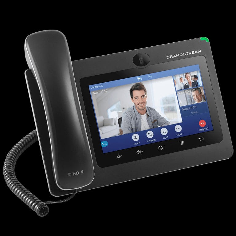 Grandstream GXV3370 16-Line 7-inch Touch Screen Video Desk IP Phone Android 7.0