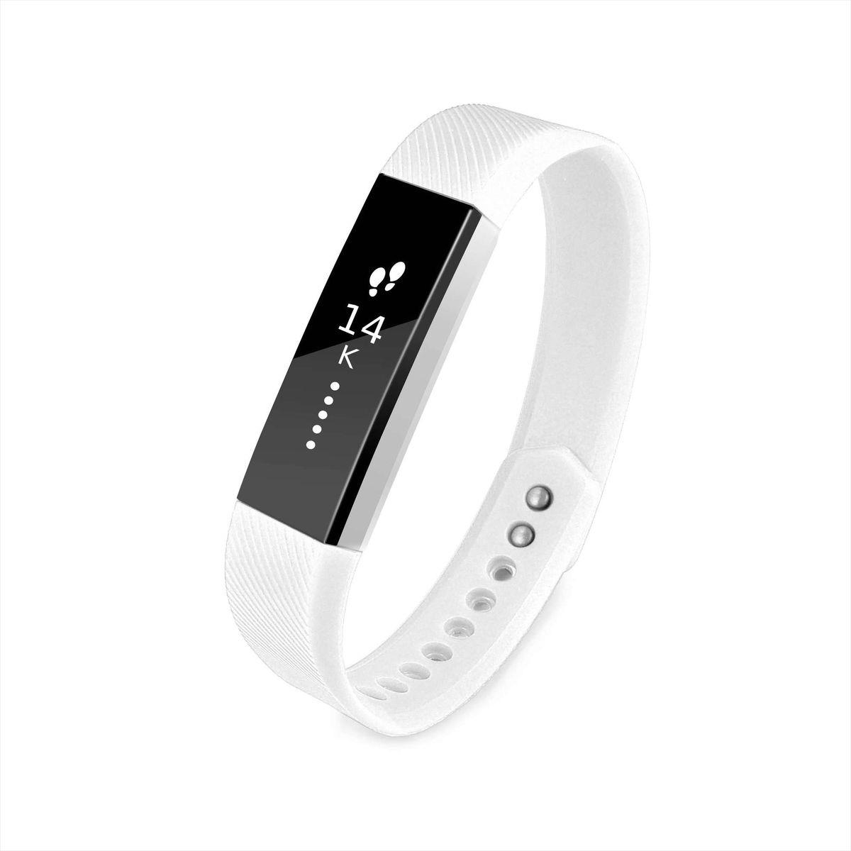 Tuff-luv Silicone Strap for the FitBit Alta Size Small - White H4_41