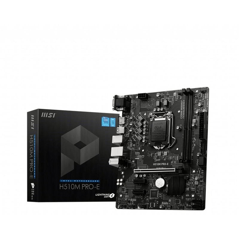 MSI H510M Pro-E Intel Socket LGA 1200 micro ATX Motherboard H510M PRO-E