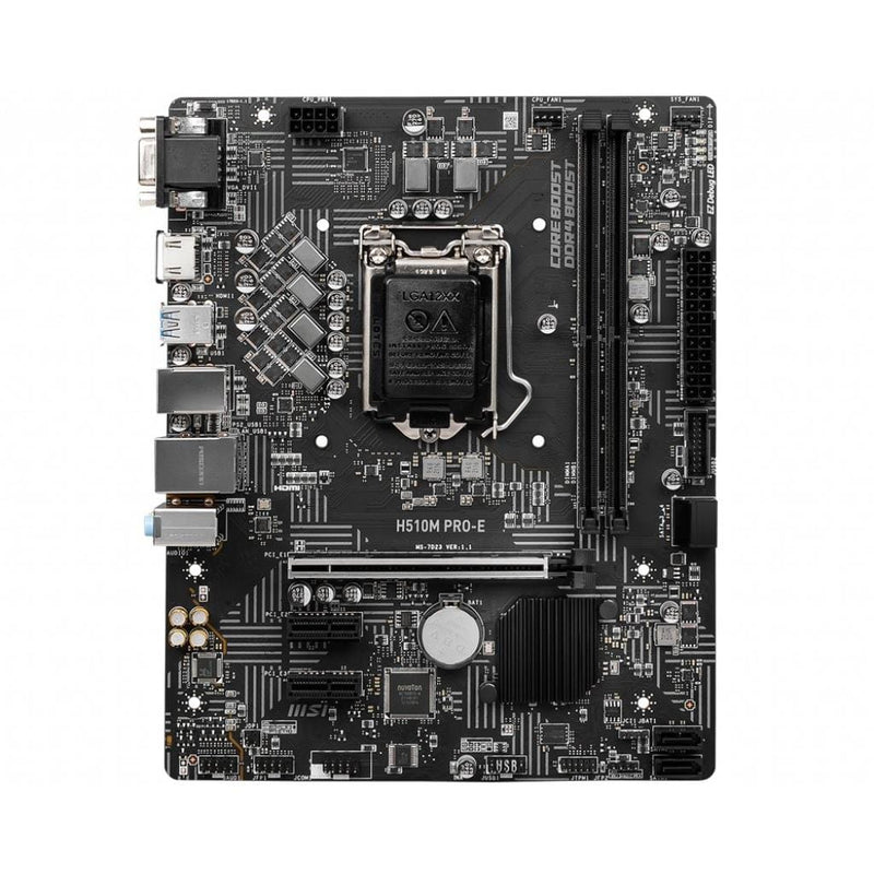 MSI H510M Pro-E Intel Socket LGA 1200 micro ATX Motherboard H510M PRO-E