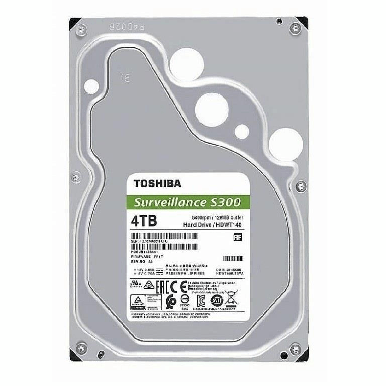 Toshiba S300 Surveillance Drive 3.5-inch 4TB SATA Internal Hard Drive HDKPB08Z0A01