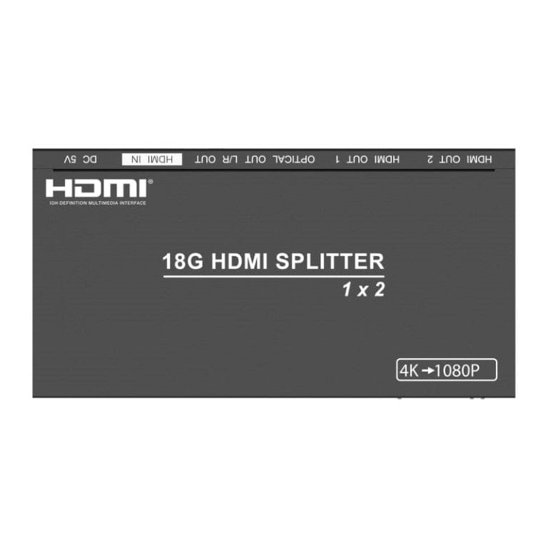 HDCVT 1x2 HDMI 2.0 Splitter Box HDV-B12SA