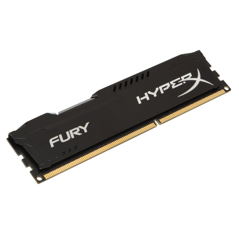 HyperX FURY Black 4GB 1600MHz DDR3 Memory Module 1 x 4 GB HX316C10FB/4