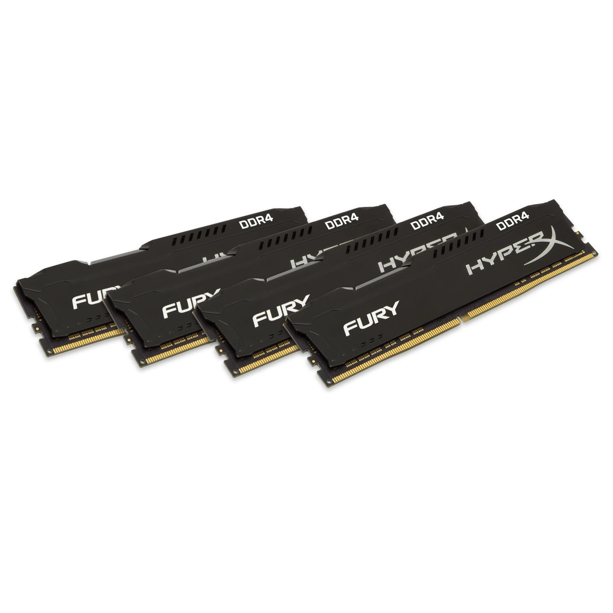 HyperX FURY Memory Black 16GB DDR4 2133MHz Kit memory module 4 x 4 GB
