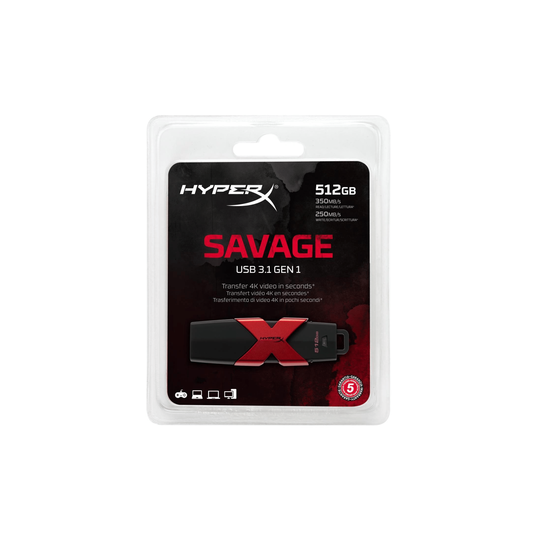 Kingston hyperx 2025 savage 256gb