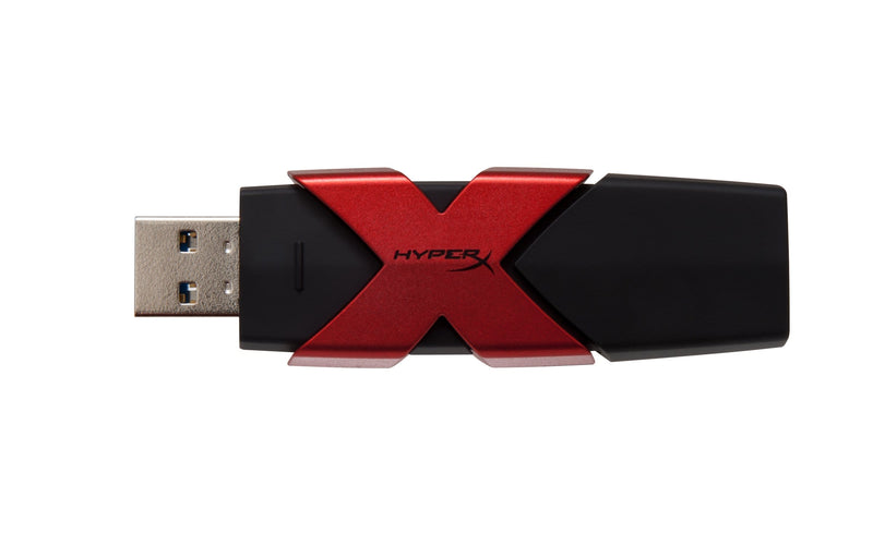 HyperX 64GB USB 3.2 Gen 1 Type-A Black and Red USB Flash Drive HXS3/64GB