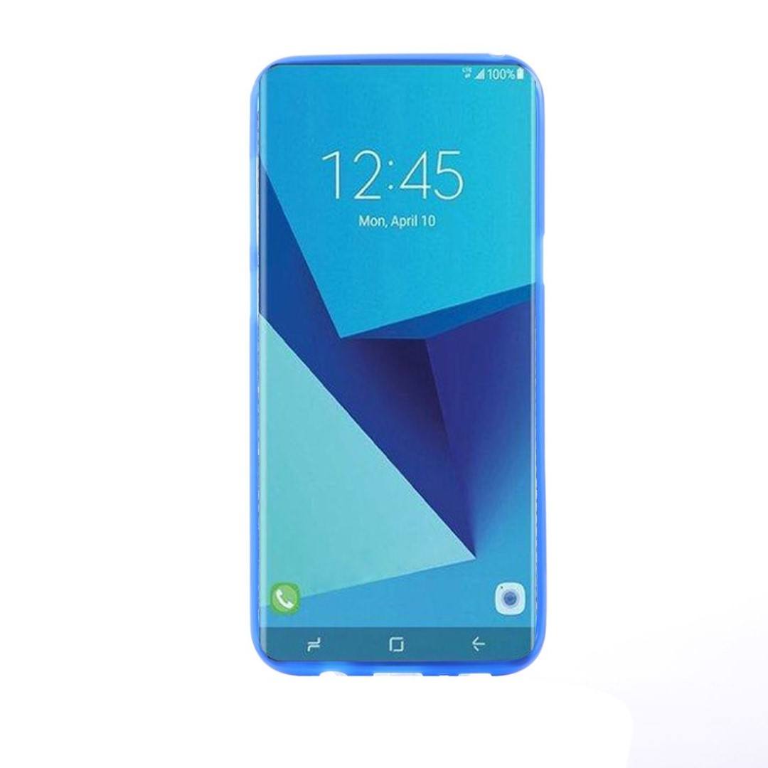 Tuff-Luv Samsung Galaxy S8 Soft Feel TPU Smartphone Case Blue I1_98
