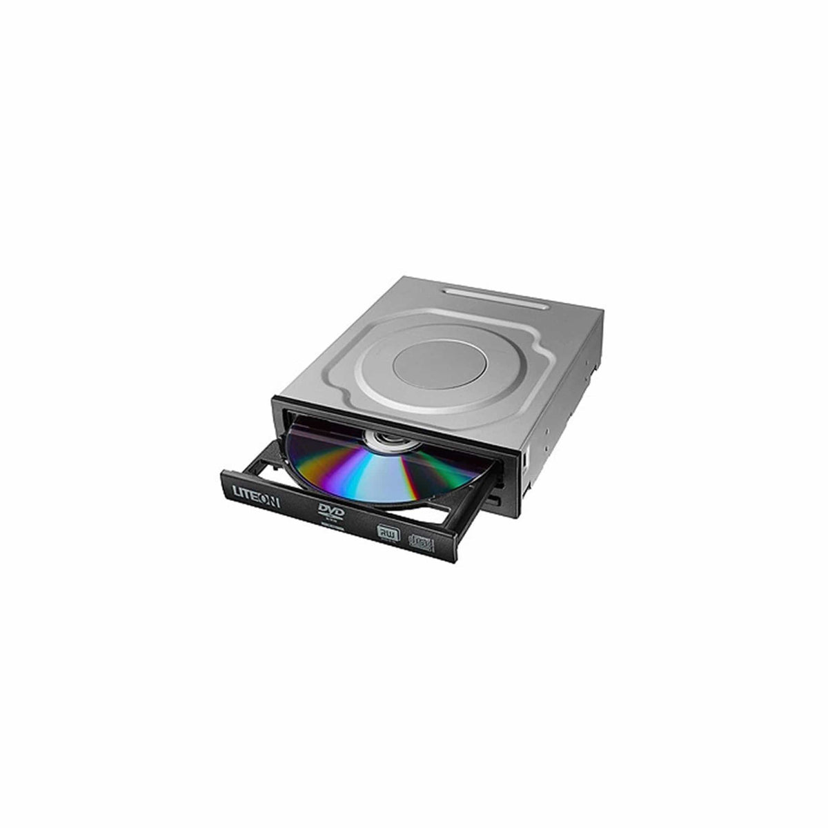Lite-On iHAS124 Optical Disc Drive Internal DVD±RW Black, Stainless steel