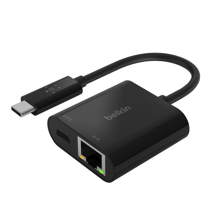 Belkin 60W USB-C to Ethernet Adapter - Black INC001BTBK