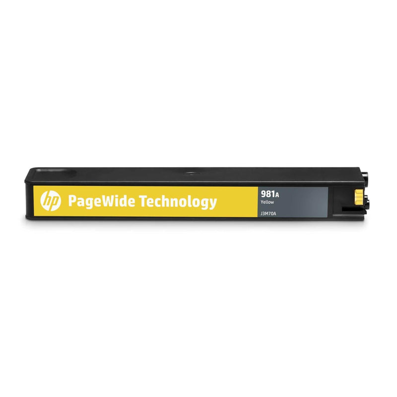 HP 981A PageWide Yellow Standard Yield Printer Ink Cartridge Original J3M70A Single-pack