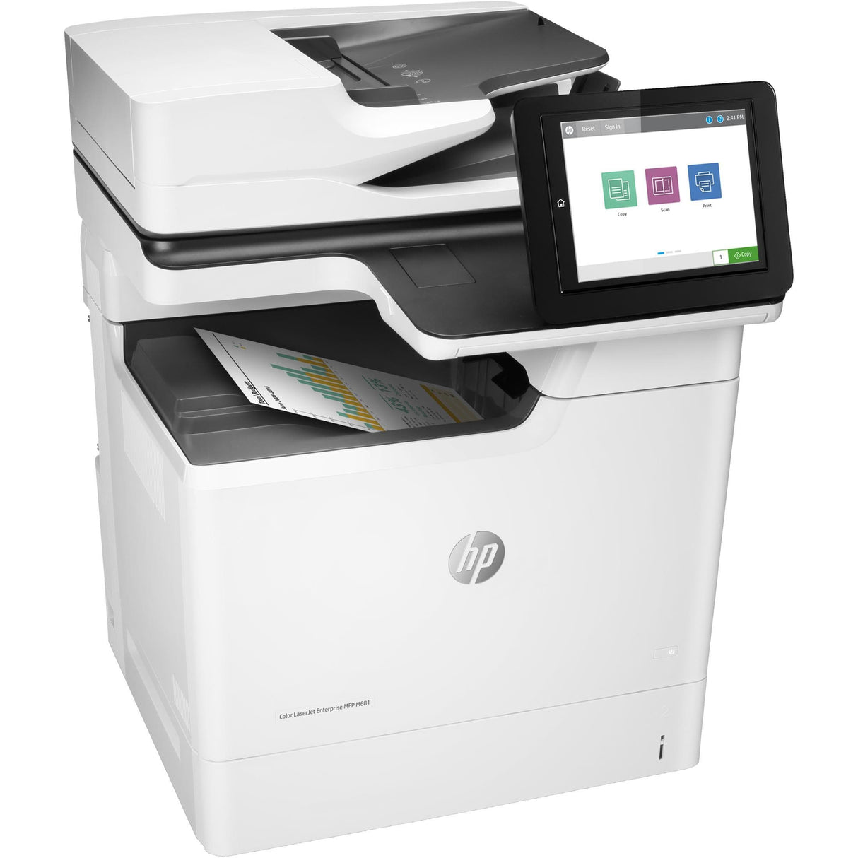 HP Color LaserJet Enterprise M681dh A4 Multifunction Colour Laser Business Printer J8A10A