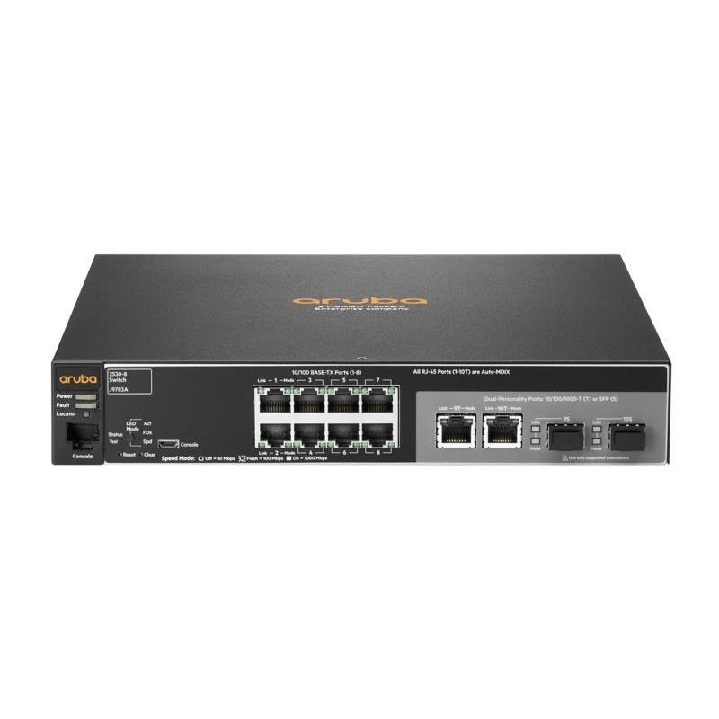 HPE Aruba 2530 8-port Managed Ethernet L2 Switch J9783A