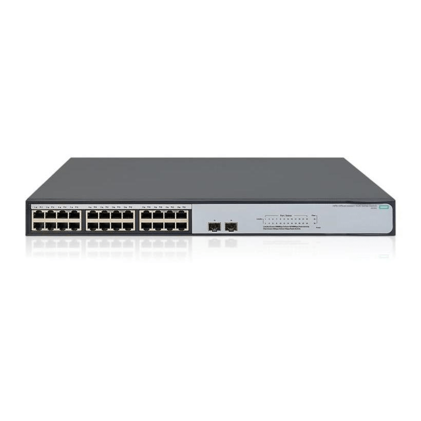 Hewlett Packard Enterprise OfficeConnect 1420 24G 2SFP+ Unmanaged L2 Gigabit Ethernet (10/100/1000) 1U Grey