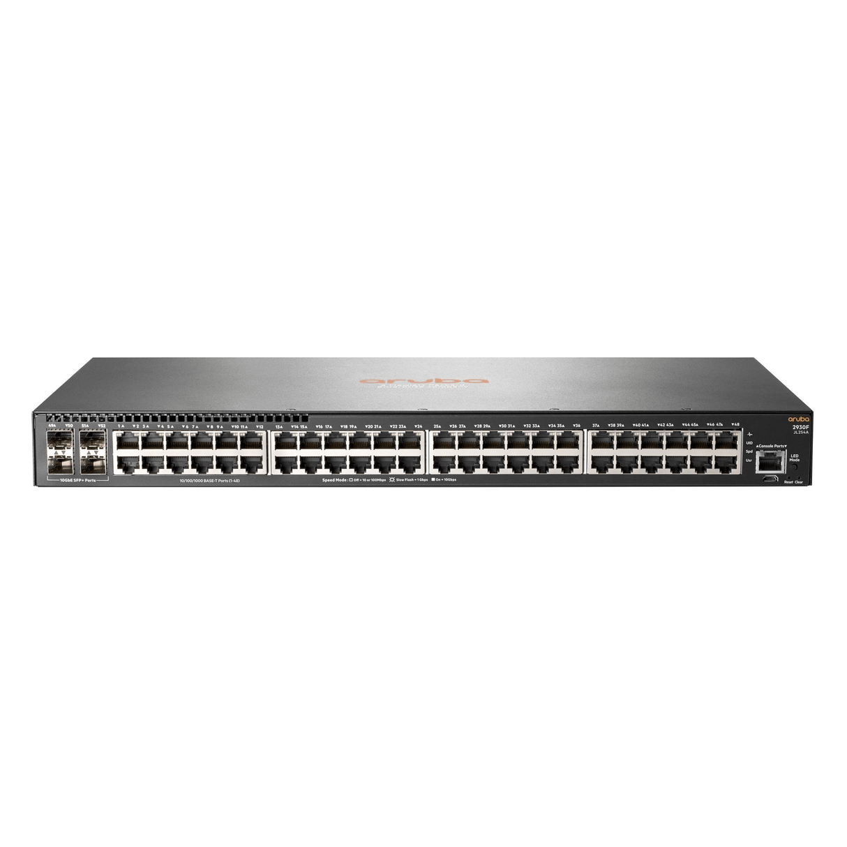 Aruba, a Hewlett Packard Enterprise company Aruba 2930F 48G 4SFP+ Managed L3 Gigabit Ethernet (10/100/1000) Gray 1U