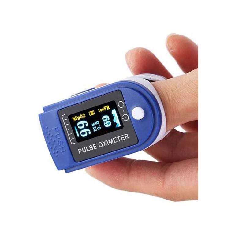 Jziki Pulse Oximeter Fingertip Blood Oxygen Monitor with LED Display JZK-301