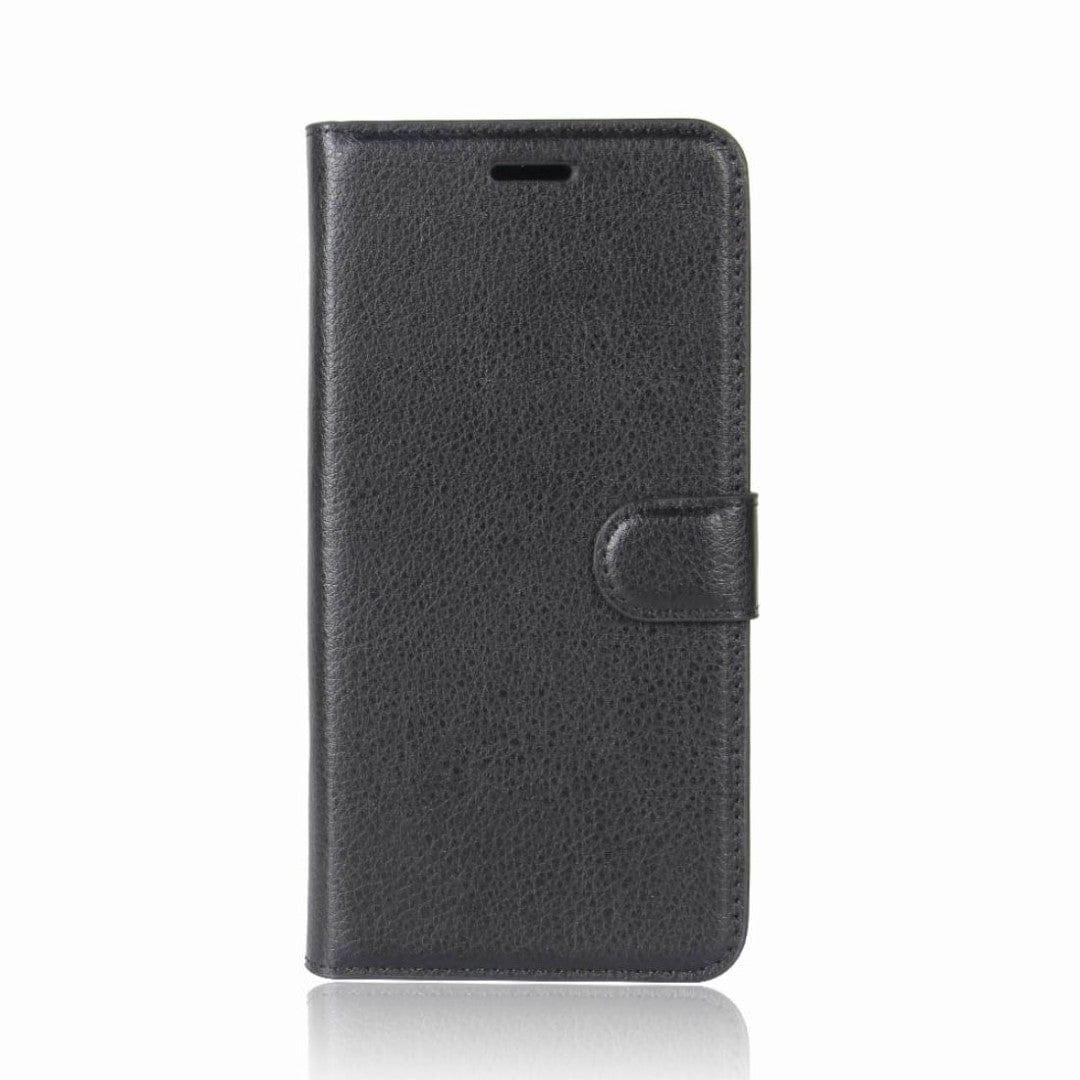 Tuff-Luv Horizontal Flip Leather Case with Wallet for Huawei P20 Black K2_43