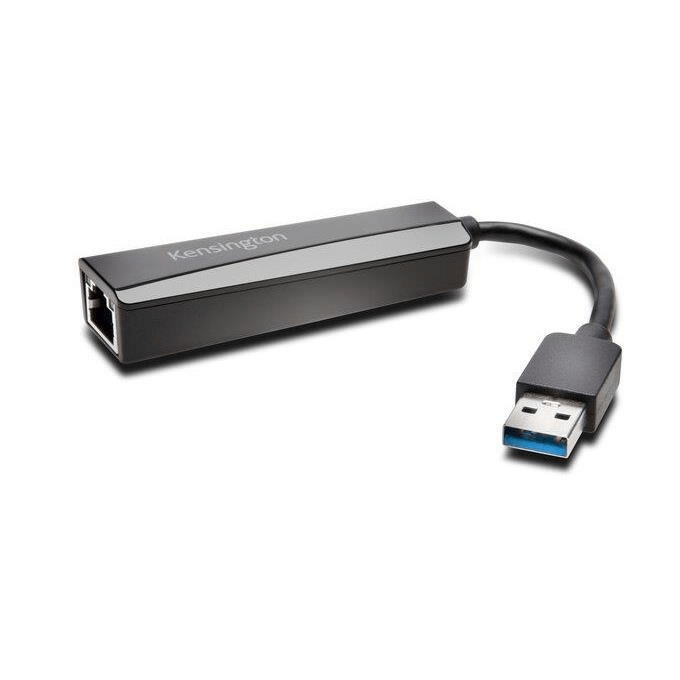 Kensington UA0000E USB 3.0 Ethernet Adapter -inch € Black K33981WW